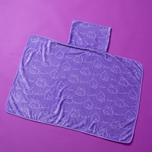 ゆるパーサくんとコトノちゃん クッションにもなるブランケット