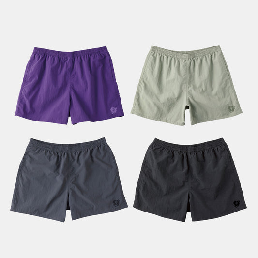 鳳凰刺繍ナイロンショートパンツ