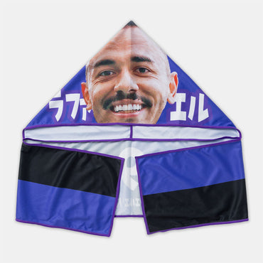 選手ビジュアル冷感フードタオル