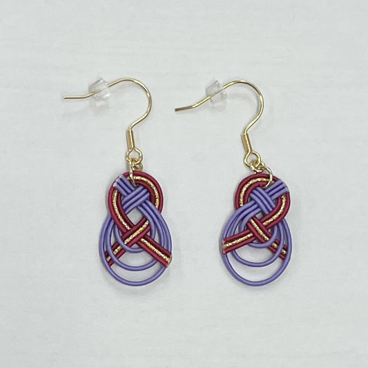 水引サンガカラーラインピアス/イヤリング