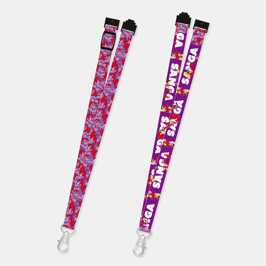 総柄ネックストラップ