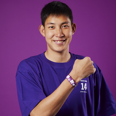 応援フレーズラバーバンド