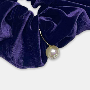 パープルベロアシュシュ