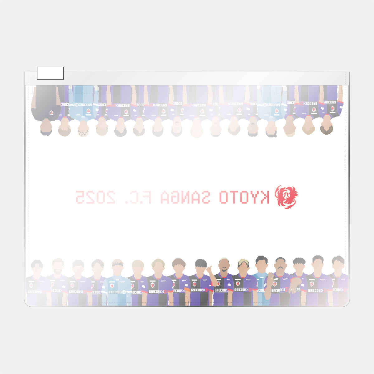 選手ピクセルクリアポーチ