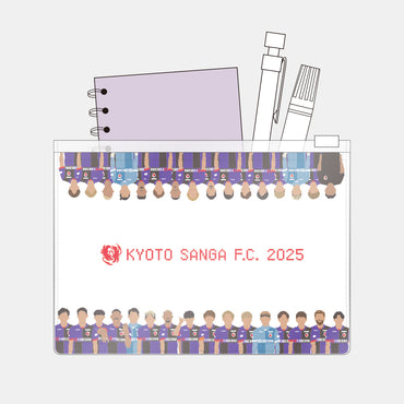 選手ピクセルクリアポーチ