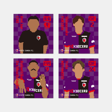 選手ピクセルステッカー5枚入り(シークレット)