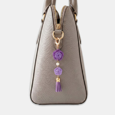 水引パープルタッセルチャーム