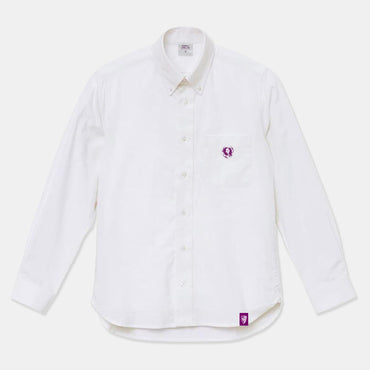 鳳凰刺繍ボタンダウンシャツ