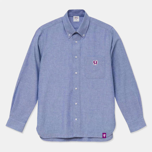 鳳凰刺繍ボタンダウンシャツ