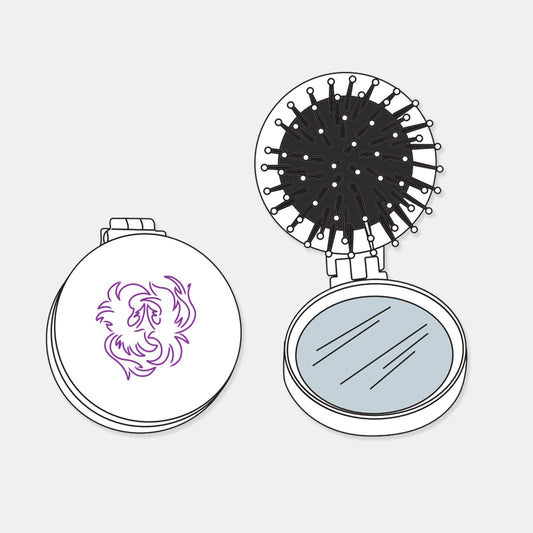 ブラシ付き鳳凰ミラー