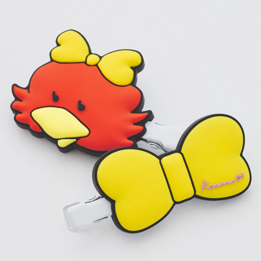 コトノちゃんフェイス・リボン ヘアピン (2本セット)