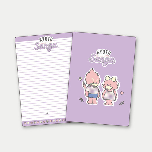 パーサくんとコトノちゃん下敷き