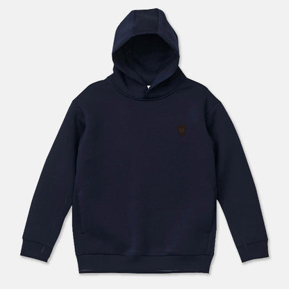 エンブレムラバーエディションダンボールニットフーディ