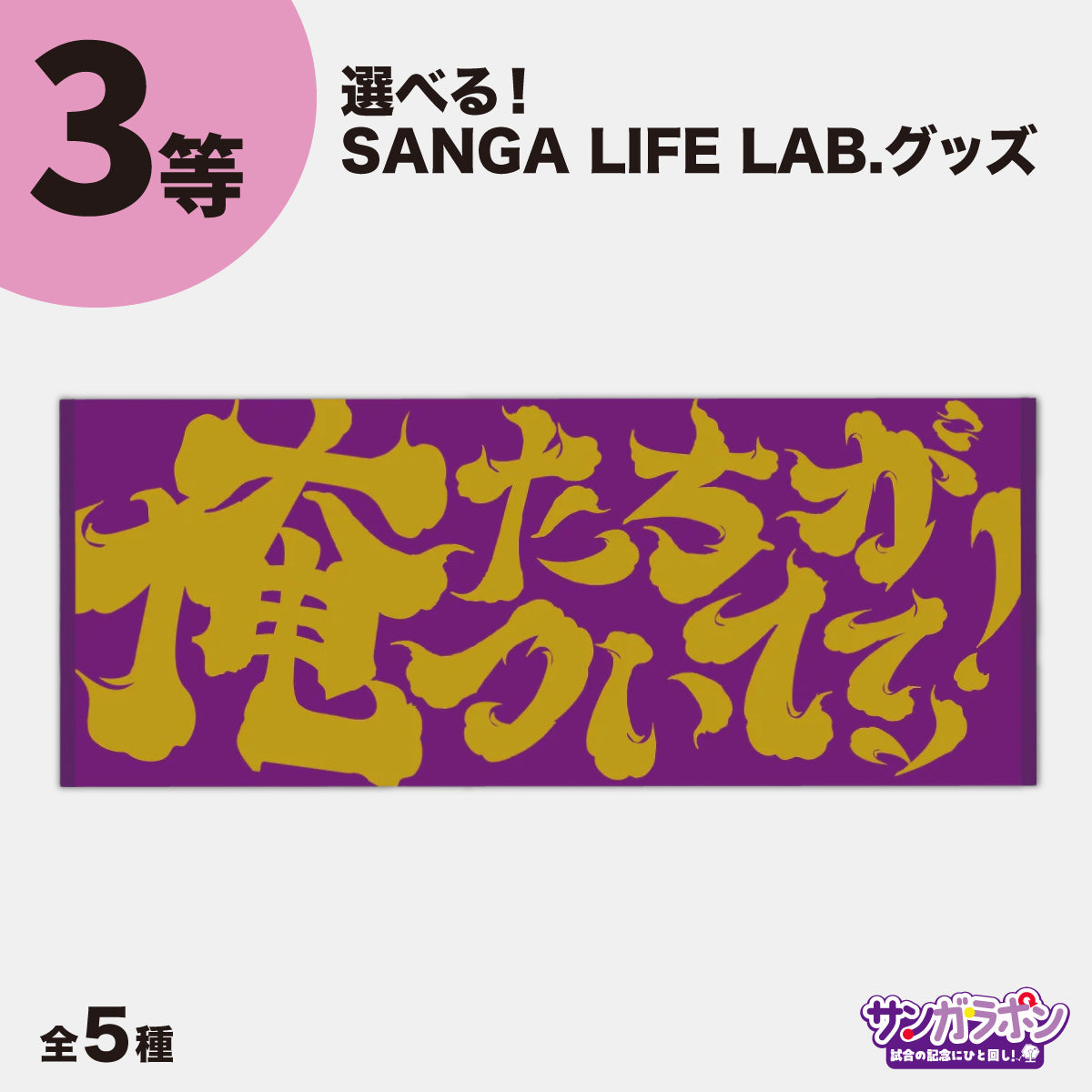 【8/15（土）川崎フロンターレ戦スタジアム受取限定】サンガラポン！チケット