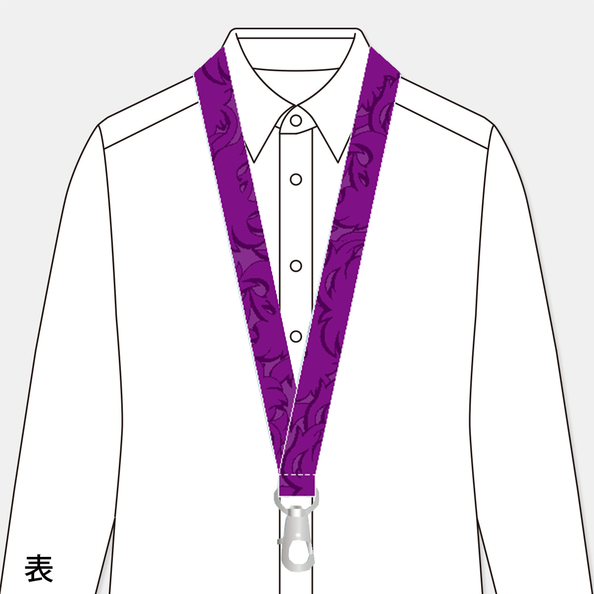 総柄ネックストラップ