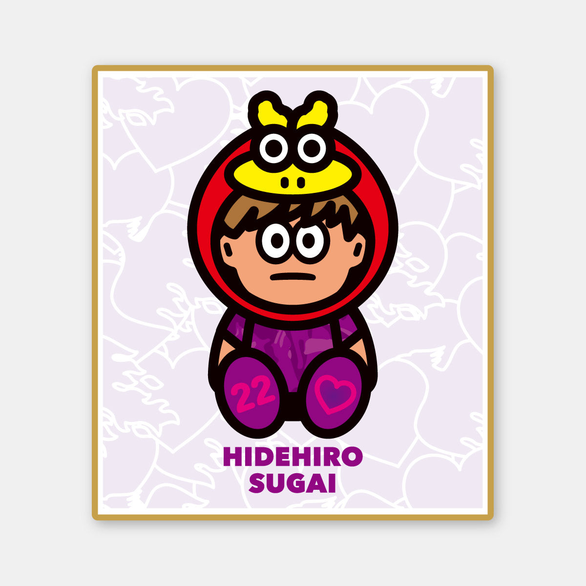 選手オリジナルミニ色紙