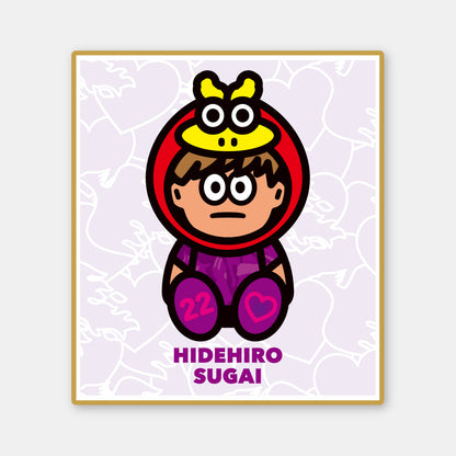 選手オリジナルミニ色紙