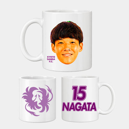 選手どアップマグカップ
