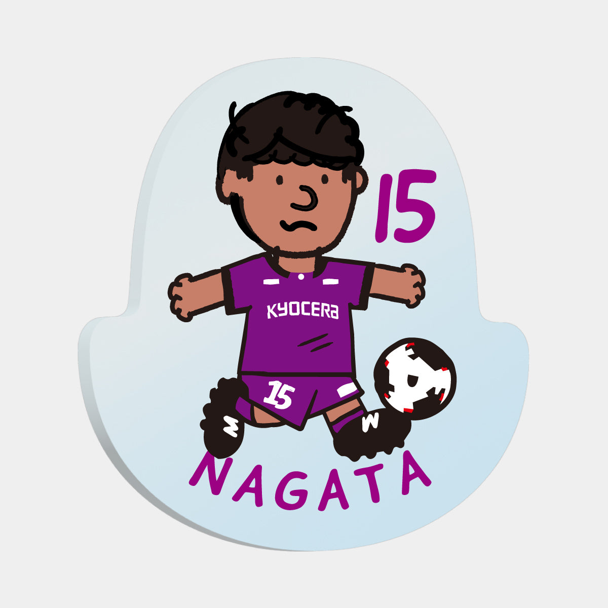 ゆるプチ選手のゆらゆらアクリルブロック