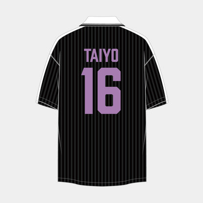 背番号ネームサッカーシャツ