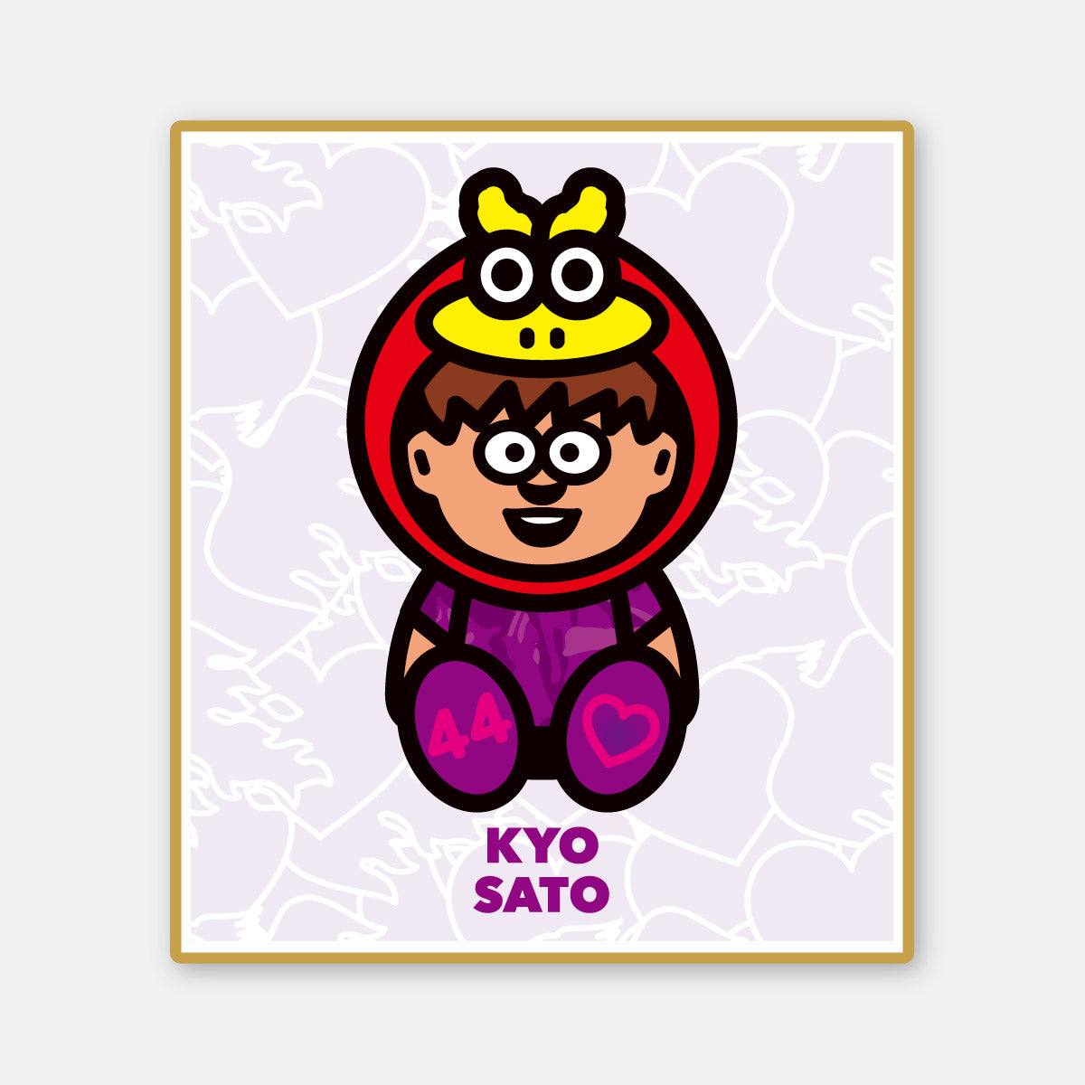 選手オリジナルミニ色紙