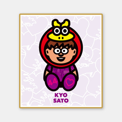 選手オリジナルミニ色紙