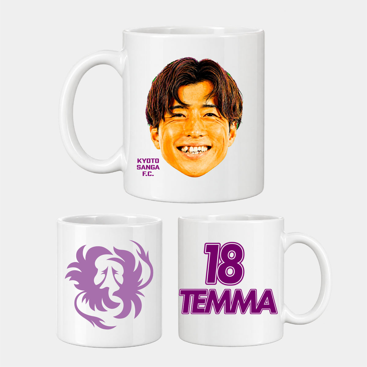 選手どアップマグカップ