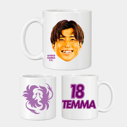 選手どアップマグカップ