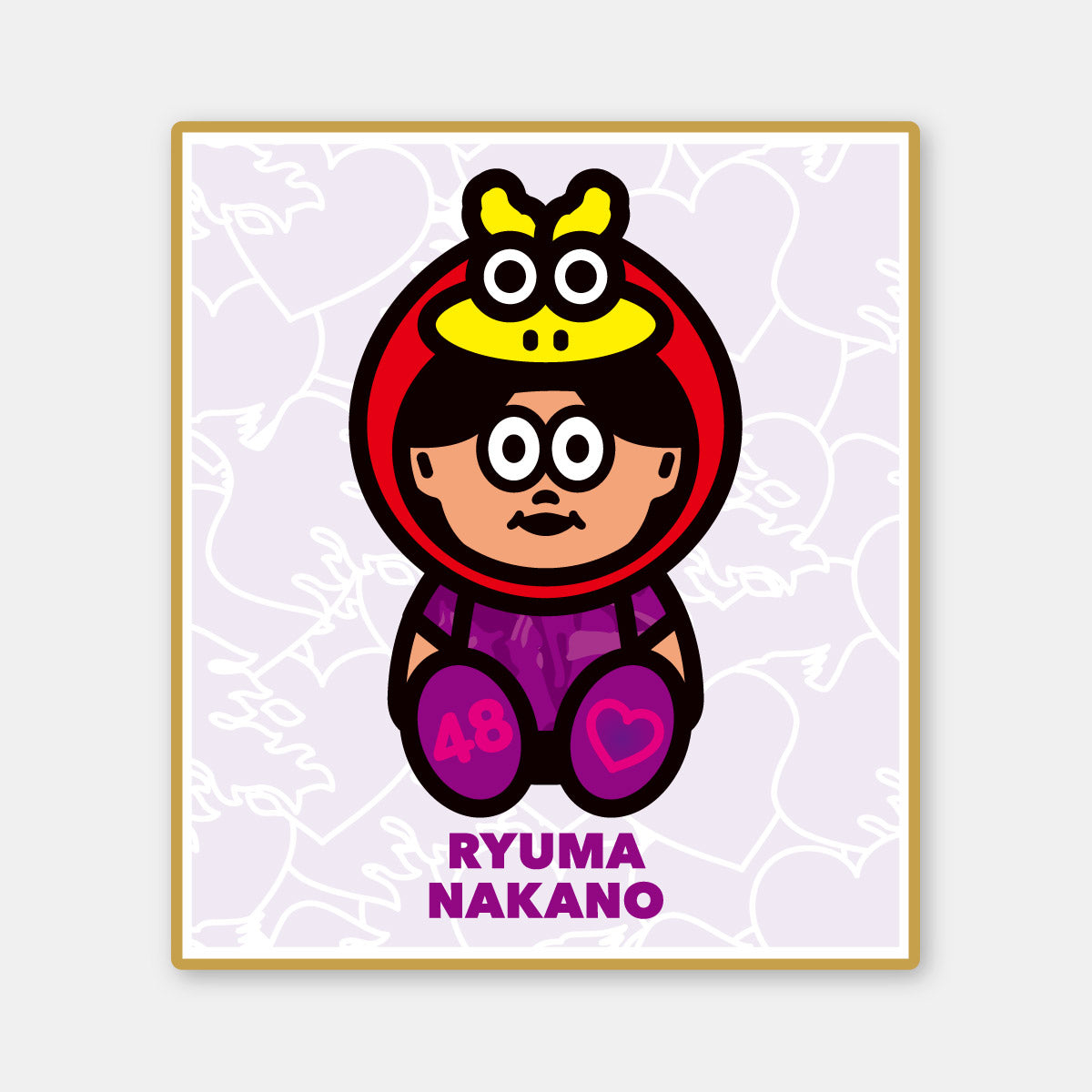 選手オリジナルミニ色紙