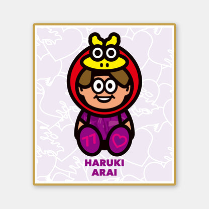 選手オリジナルミニ色紙