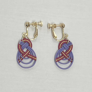 水引サンガカラーラインピアス/イヤリング