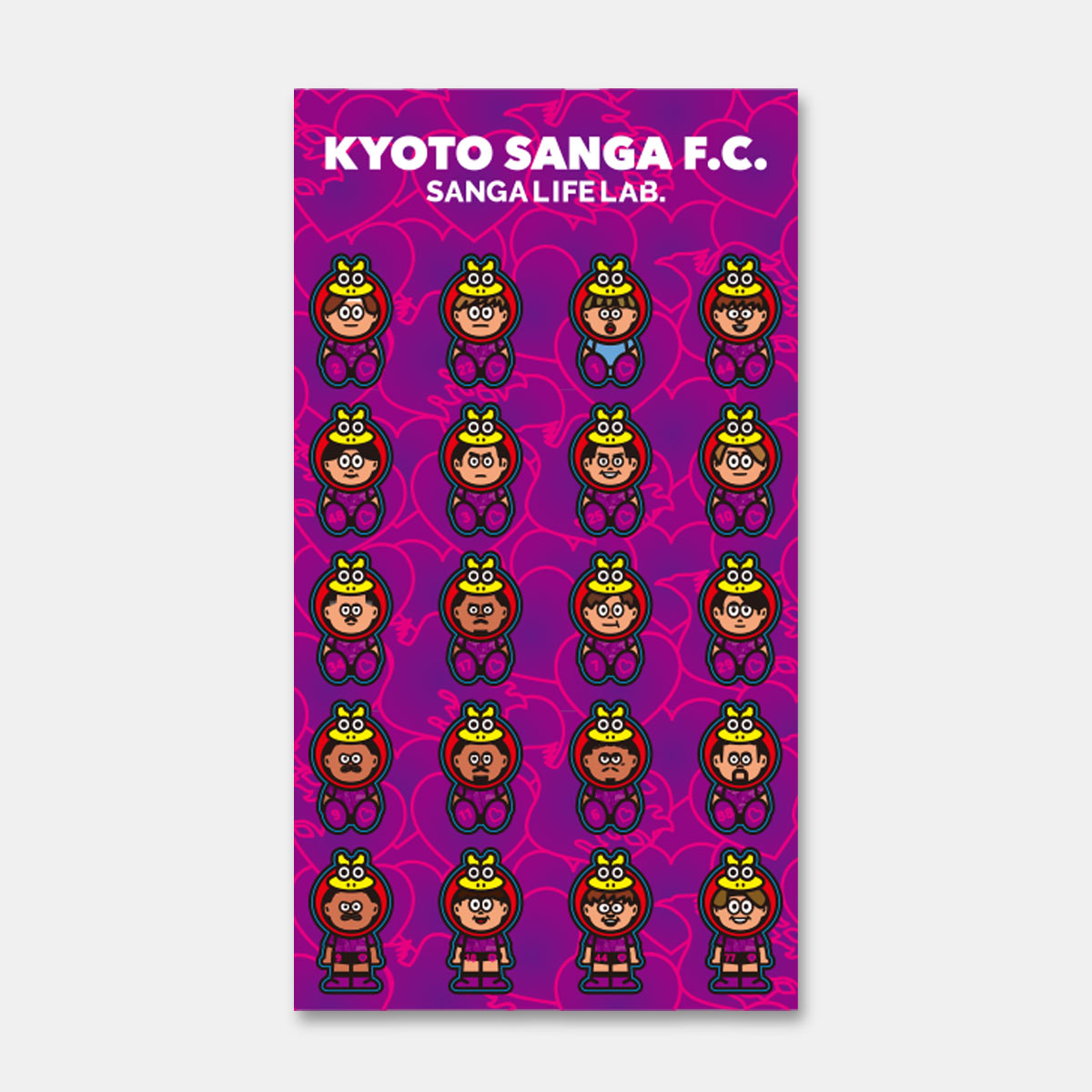 ミニミニ選手のぷくぷくシール – SANGA LIFE LAB.