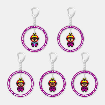 ミニミニ選手のゆらゆらキーホルダー