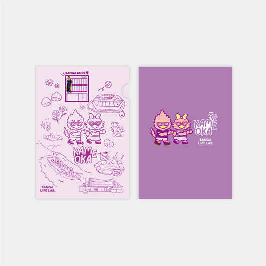 KAMEOKA  × SANGA LIFE LAB. クリアファイル