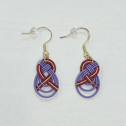 水引サンガカラーラインピアス/イヤリング