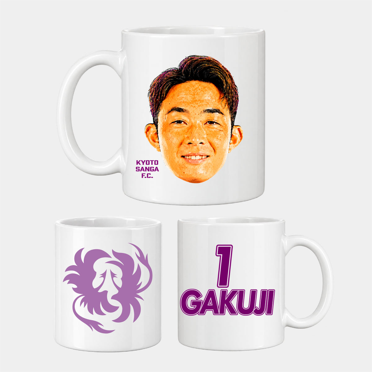 選手どアップマグカップ