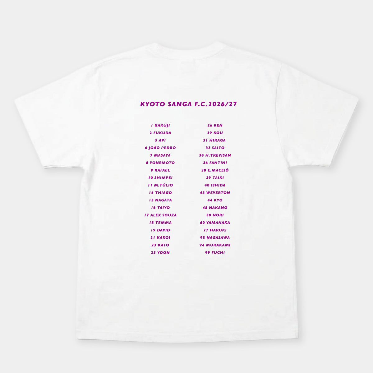 2026/27新体制メンバーTシャツ