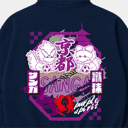 ゆるパーサくんコトノちゃん 京風グラフィックフーディ