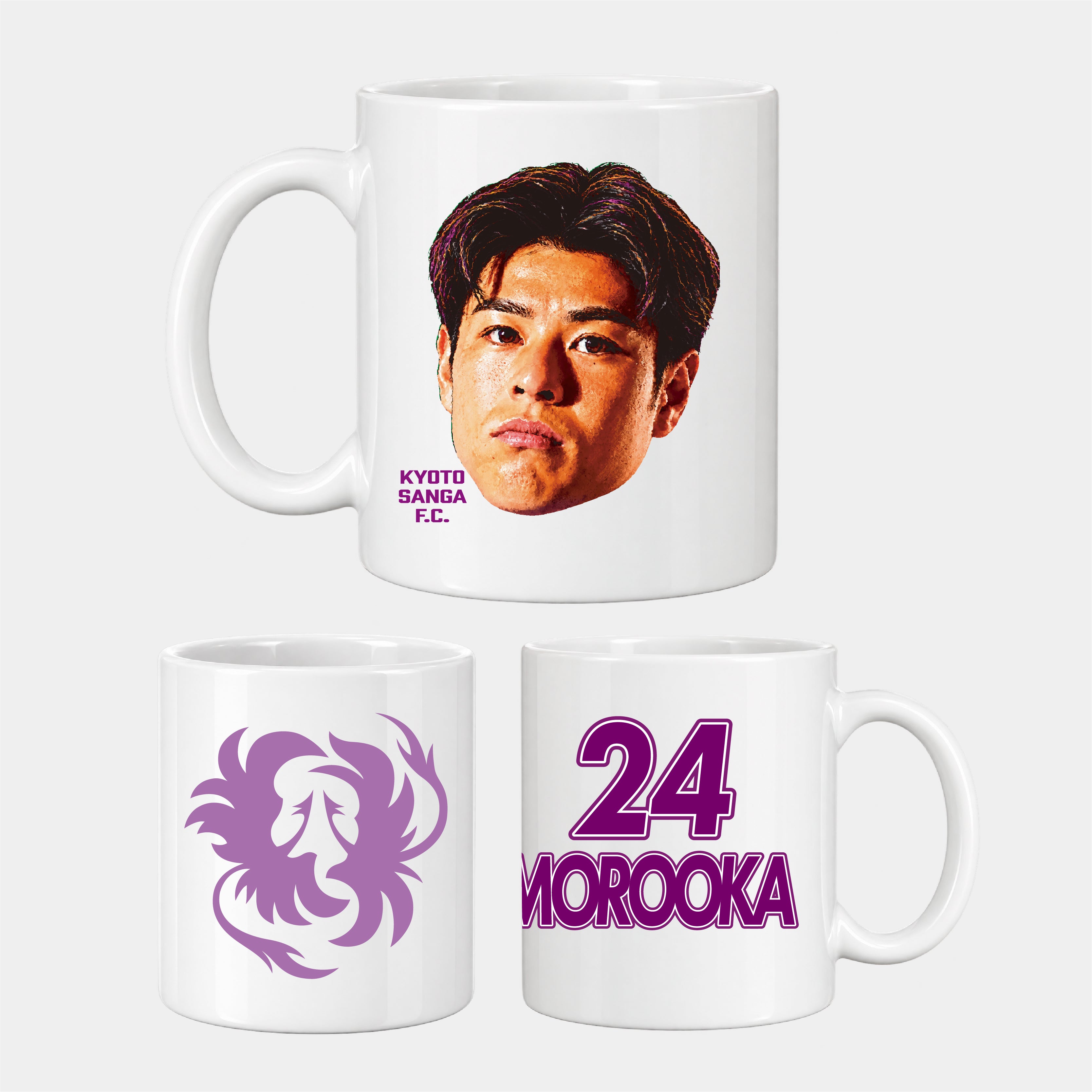 選手どアップマグカップ