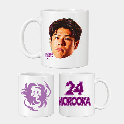選手どアップマグカップ