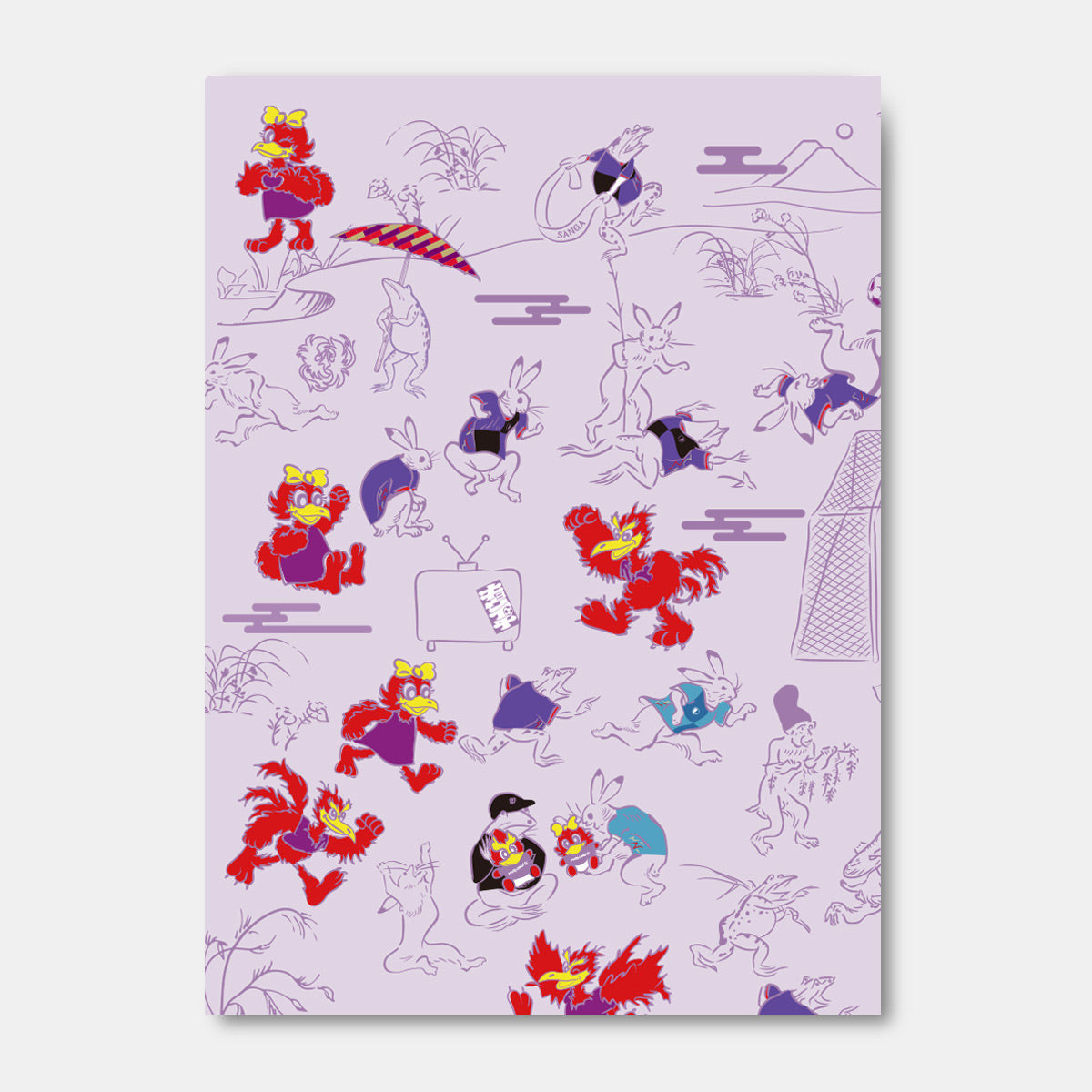 鳥獣戯画×SANGA LIFE LAB. クリアファイル