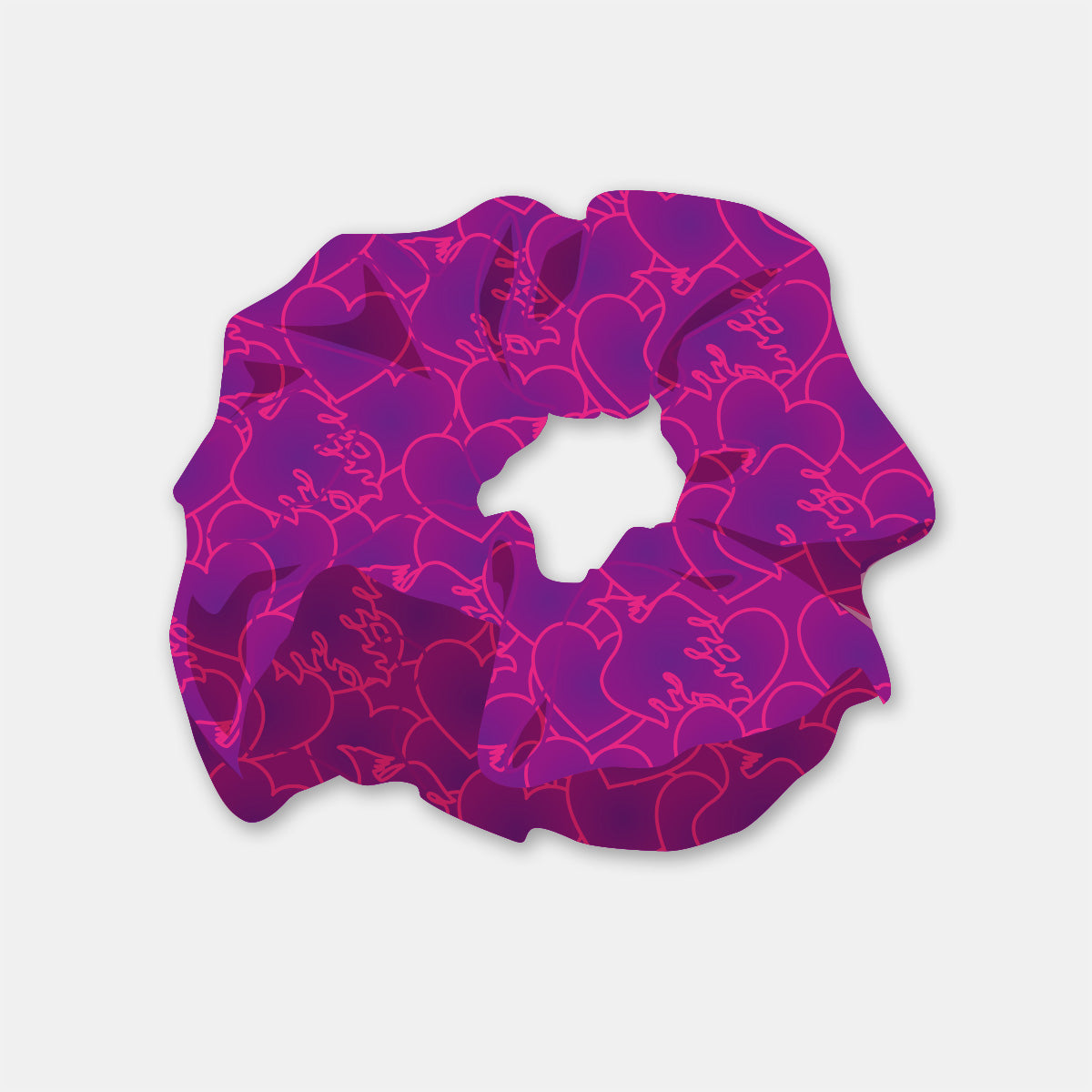 ハートパープルサンガシュシュ