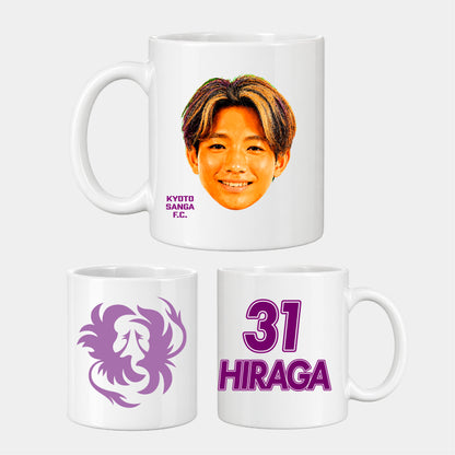 選手どアップマグカップ