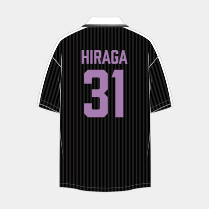 背番号ネームサッカーシャツ