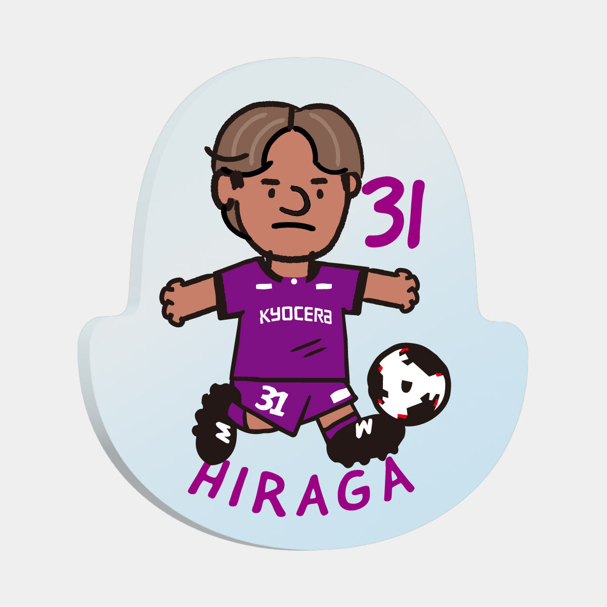 ゆるプチ選手のゆらゆらアクリルブロック