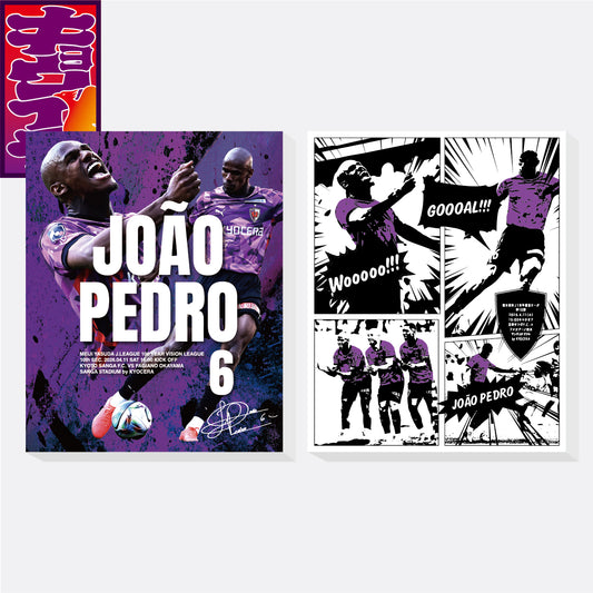 4/11ファジアーノ岡山戦キョウイチ！ジョアンペドロ選手ファブリックパネル