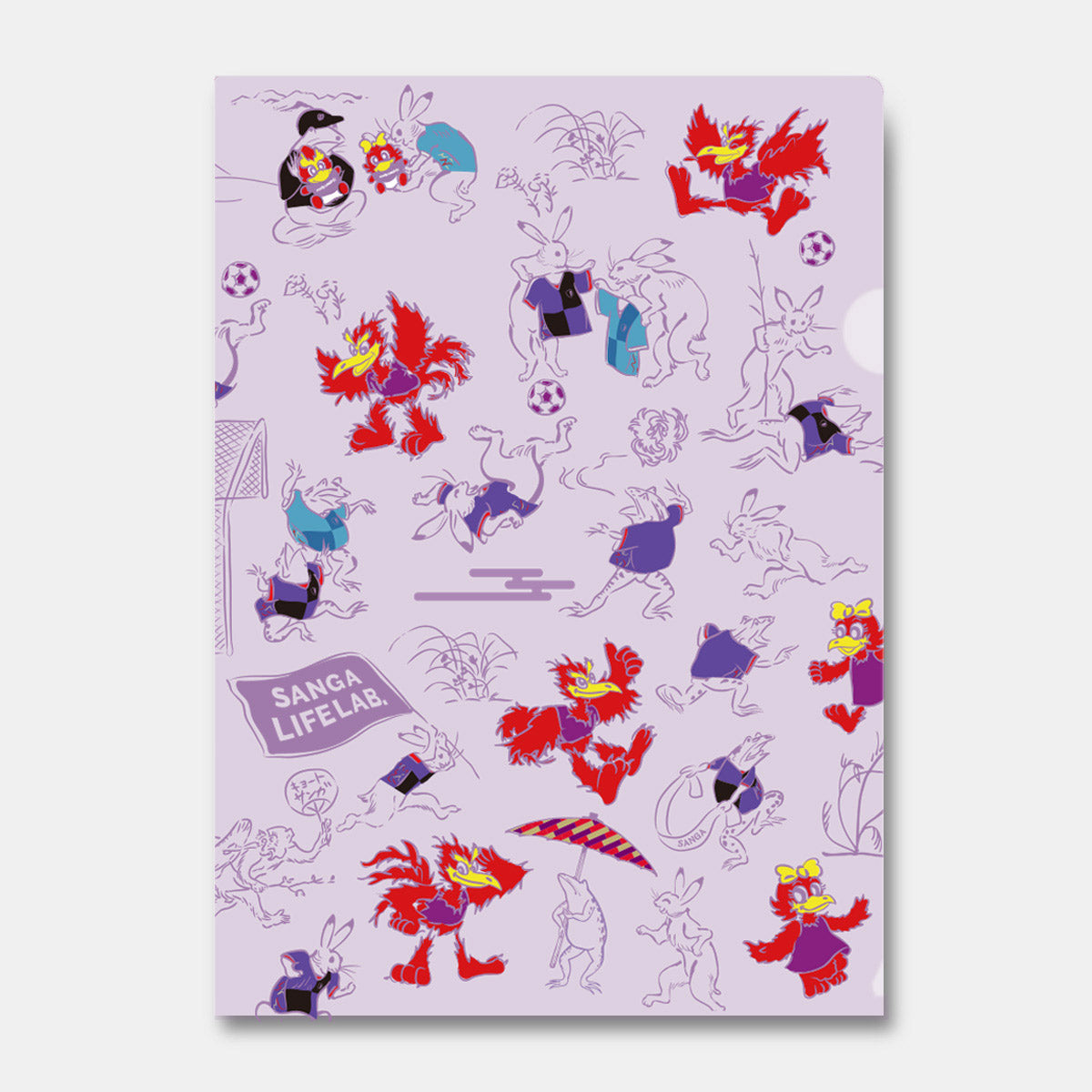 鳥獣戯画×SANGA LIFE LAB. クリアファイル