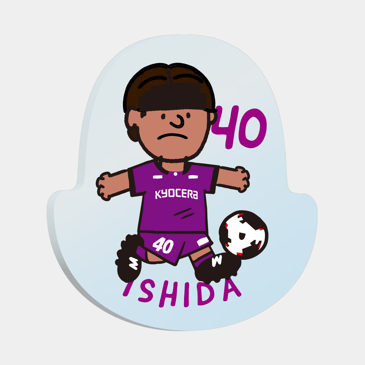 ゆるプチ選手のゆらゆらアクリルブロック