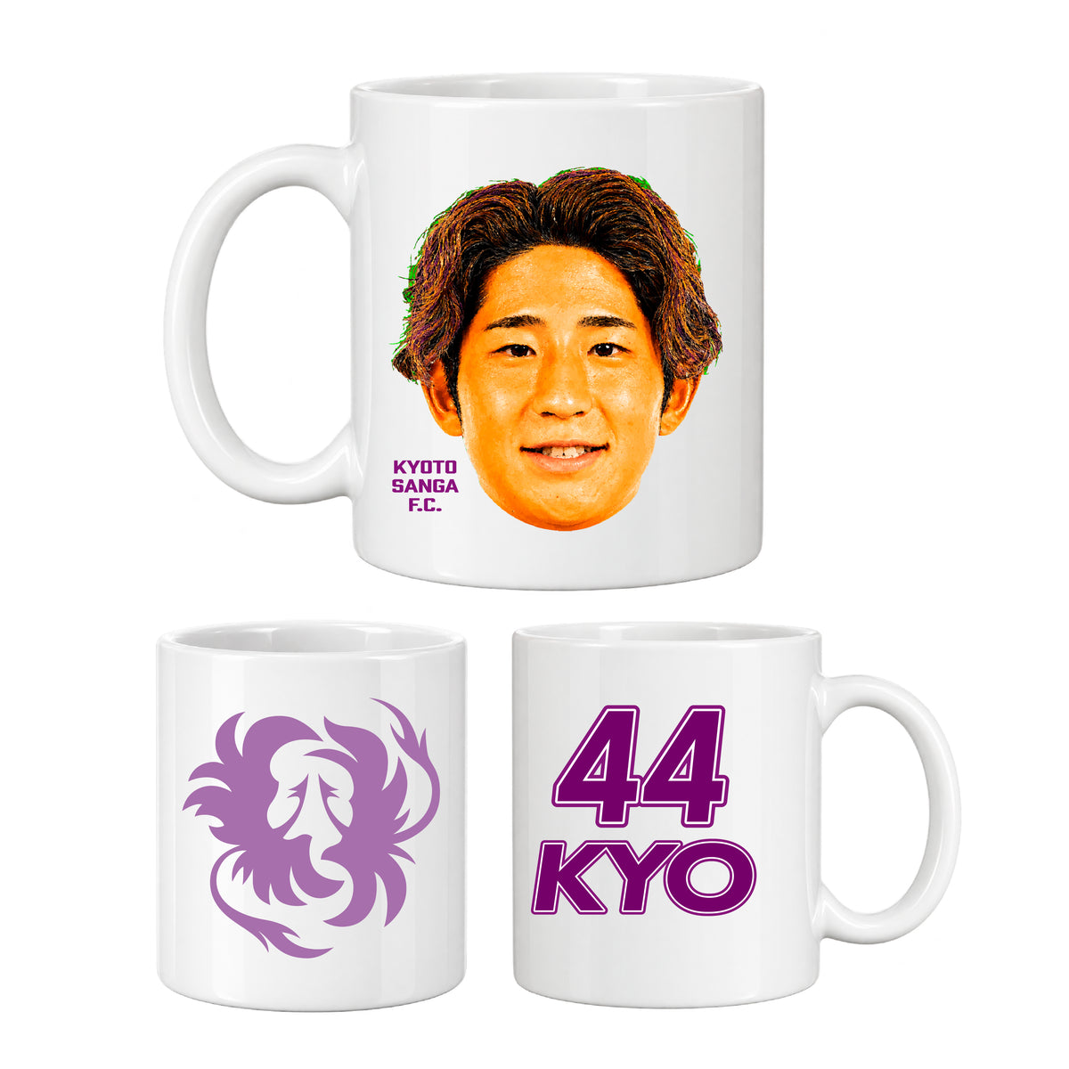 選手どアップマグカップ