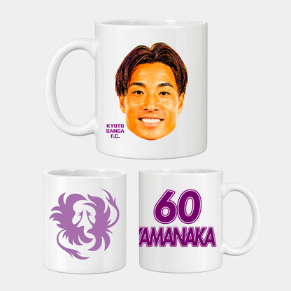 選手どアップマグカップ